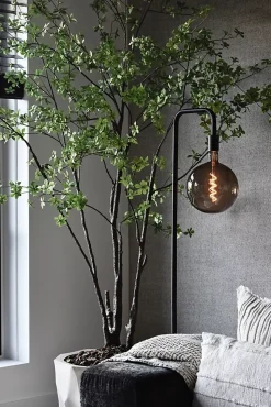 Ampoule LED à filament spirale E27 Organic Neo 120lm 4W blanc extra chaud ⌀12,5cm Calex