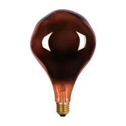 Ampoule LED à filament spirale spéciale E27 50lm 4W blanc chaud ⌀20 cm cuivré