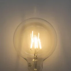 Ampoule LED à filament spiralé E27 dimmable 3 niveaux G125 4W 450lm 2700K