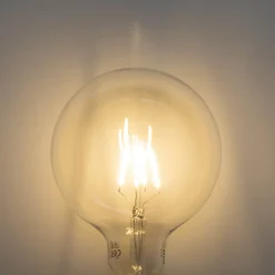 Ampoule LED à filament spiralé E27 dimmable 3 niveaux G125 4W 450lm 2700K