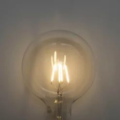 Ampoule LED à filament spiralé E27 dimmable 3 niveaux G125 4W 450lm 2700K