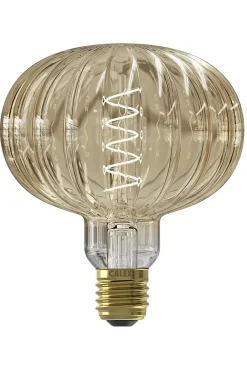 Ampoule LED à filament spirale E27 Pulse 240lm 4W blanc chaud ⌀12,5cm Calex