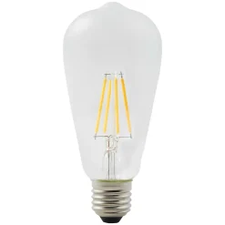 Ampoule LED à filament ST64 E27 470lm 3.4W = 40W Ø6.4cm Diall blanc chaud