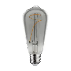 Ampoule LED à filament ST64 Transparent E27 100 lm 3.8 W Blanc chaud Diall