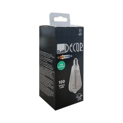 Ampoule LED à filament ST64 Transparent E27 100 lm 3.8 W Blanc chaud Diall