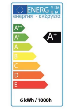 Ampoule LED à filament Vintage tube 6W (Eq. 48W) E27 2200K