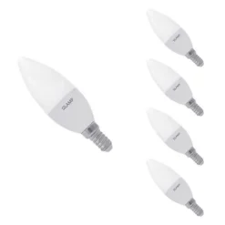 Ampoule LED - SILUMEN - E14 8W 220V C37 - Blanc Froid 6000K - 8000K - Intérieur