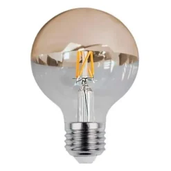 Ampoule LED - SILUMEN - G95 - Blanc Chaud - 7W - Reflet Or