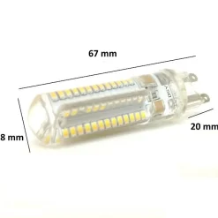 Ampoule LED - SILUMEN - G9 7W - Blanc Chaud 2300k - 3500k - 96LED 360