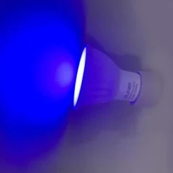 Ampoule LED - SILUMEN - GU10 7W - Bleu - Compatible variateur - Intérieur