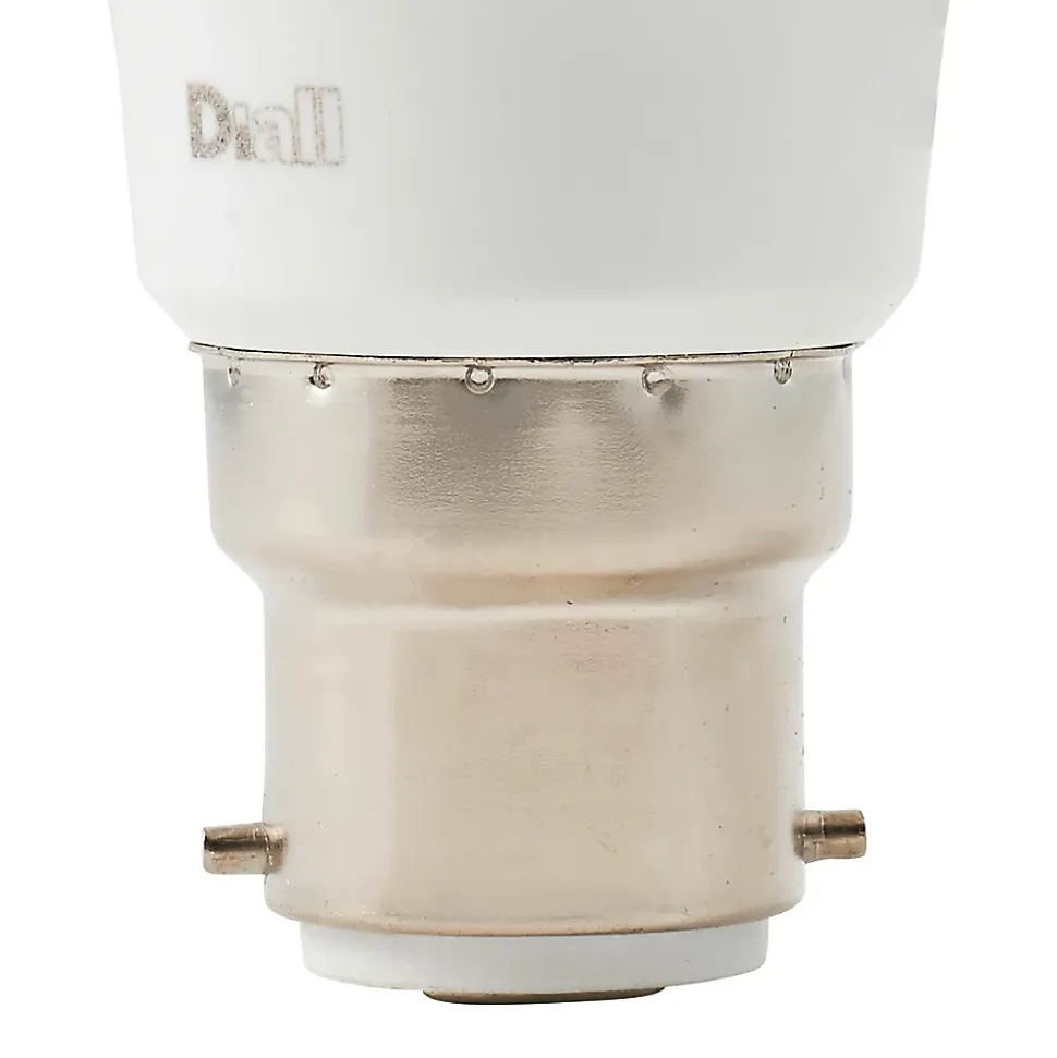 Ampoule LED A60 B22 1521lm 13.8W = 100W Ø6cm Diall blanc chaud