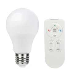 Ampoule LED A60 E27 806lm 8.4W = 60W Ø6cm Diall RVB et blanc chaud