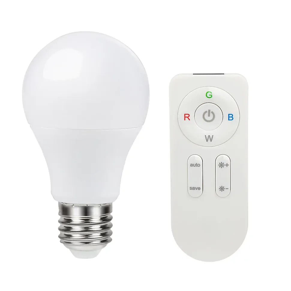 Ampoule LED A60 E27 806lm 8.4W = 60W Ø6cm Diall RVB et blanc chaud