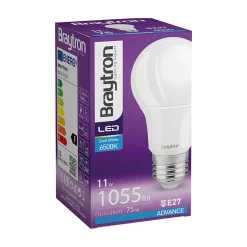 Ampoule LED Advance E27 11W 6500K A60, 1055 lm - lumière blanche froide
