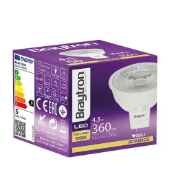 Ampoule LED Advance MR16 GU5.3 4,5W 3000K - Blanc chaud 360 lm