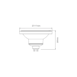 Ampoule LED AR111 DOLE GU10 15W 45 3000K