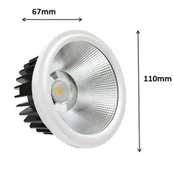 Ampoule LED AR111 20W COB Rond - Unité / Blanc Froid 6000K - 8000K
