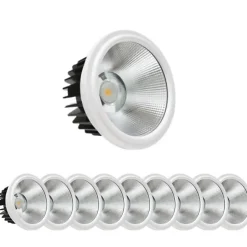 Ampoule LED AR111 20W COB Rond (Pack de 10) - Blanc Froid 6000K - 8000K Silumen