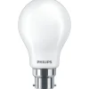Ampoule LED B22 A60 dépoli 806lm 7W = 60W IP20 blanc chaud Philips