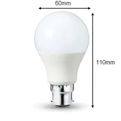 Ampoule LED B22 9W 220V A60 - SILUMEN - Blanc chaud - 270