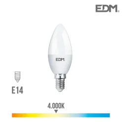 Ampoule LED bougie 5w E14 4000k Lumeco - Pack de 10 pièces