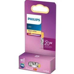 Ampoule LED capsule G4 200lm 1.7W = 20W IP20 blanc chaud Philips