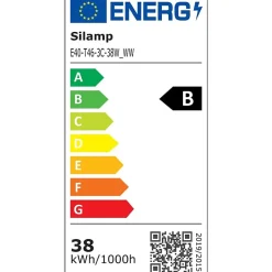 Ampoule LED Éclairage Public E40 38W 6500lm - Blanc Neutre 4000K - 5500K - SILAMP