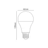 Ampoule LED classique 10W E27 12-24V 3000K