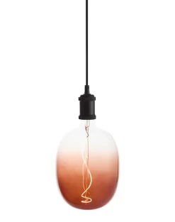 Ampoule LED Colors Avesta marron dimmable E27 Allongée ⌀17cm 130lm 5W blanc chaud Calex