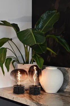 Ampoule LED Colors Avesta Gris Dégradé E27 130lm 5W Ø17cm Calex