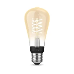 Ampoule LED connectée Edison Philips Hue E27 IP20 580lm 9W blanc doux