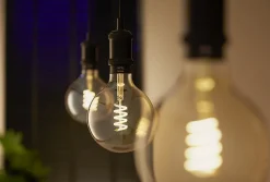 Ampoule LED connectée Philips Hue ronde IP20 E27 550lm 7W blanc chaud