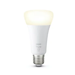 Ampoule LED connectée Philips Hue A60 IP20 E27 1600lm 15,5W blanc chaud