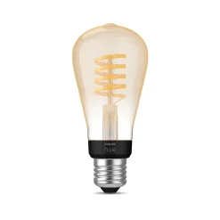 Ampoule LED connectée Philips Hue oblong IP20 E27 550lm 7W blanc