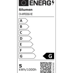 Ampoule LED Connectée Wifi E27 4.5W G45 RGBW - SILUMEN - Blanc