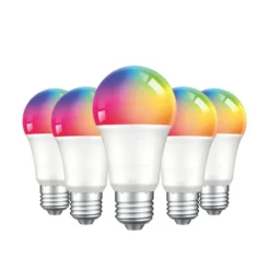 Ampoule LED Connectée WiFi E27 4.5W G45 RGBW (Lot de 5) - SILAMP