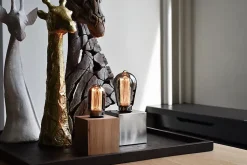 Ampoule LED Crown Tube Glassfib noir dimmable E27 Tube ⌀ 4,5cm 40lm 3,5W blanc chaud Calex