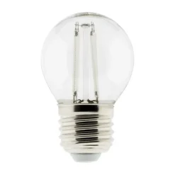 Ampoule LED déco filament Rouge 3W E27 sphérique - Elexity - Zenitech