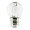Ampoule LED déco filament - Bleu 3W E27 sphérique - Elexity