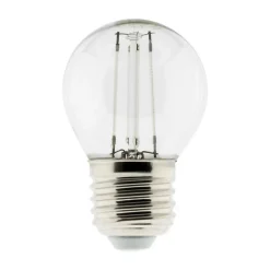 Ampoule LED déco filament - Bleu 3W E27 sphérique - Elexity