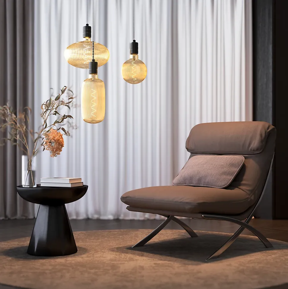 Ampoule LED décorative E27 190lm blanc extra chaud dimmable 4W Calex