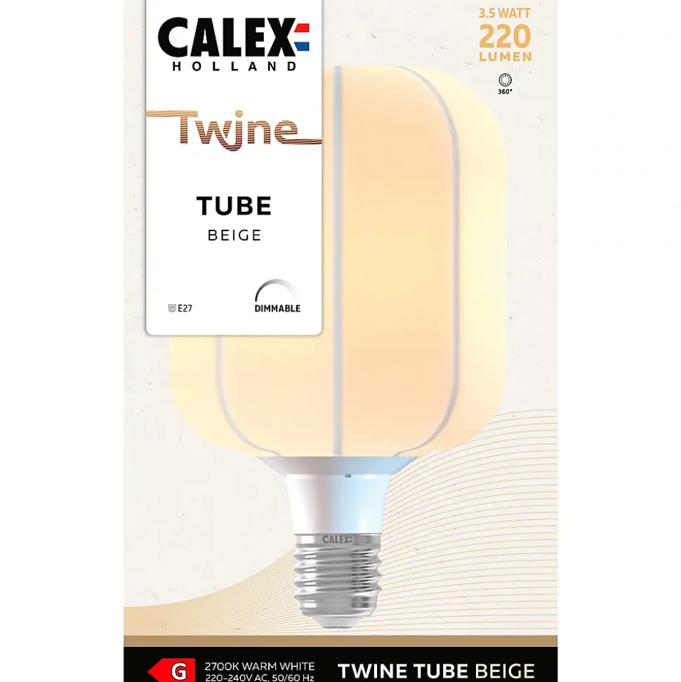 Ampoule LED décorative E27 220lm blanc chaud dimmable 3,5W Calex