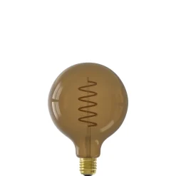 Ampoule LED décorative globe E27 120lm blanc chaud dimmable 4W Calex
