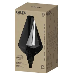 Ampoule LED décorative XXL Vienna verre gris titane dimmable E27 6W 80lm Calex