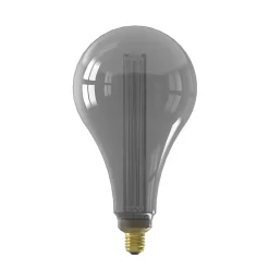 Ampoule LED décorative XXL Royal Osby verre gris titane dimmable E27 3,5W 60lm Calex