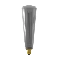 Ampoule LED décorative XXL Royal Kinna verre gris dimmable E27 4W 60lm Calex