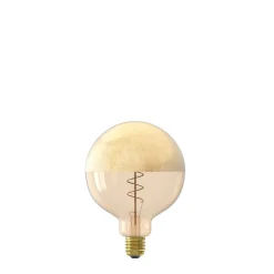 Ampoule LED décorative XXL Special G125 verre doré dimmable E27 4W 120lm Calex