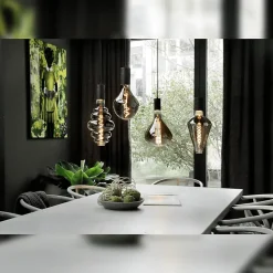 Ampoule LED décorative XXL Paris verre gris titane dimmable E27 6W 80lm Calex