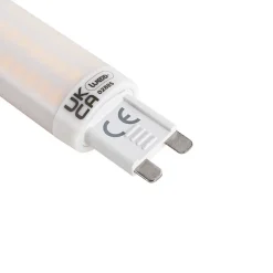 Ampoule LED dimmable 3 étapes G9 opale 4,5W 500LM 4000K