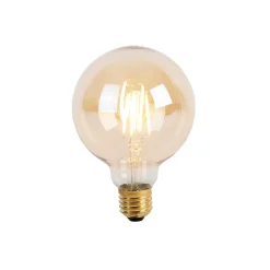 Ampoule LED dimmable 3 niveaux E27 G95 Goldline 5W 530lm 2200K